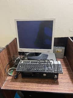 Full Core 2 Duo Pc with Lcd 17 inch Ram Hard disk and Keyboard 0