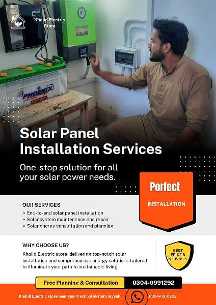 We are providing quality solar panels installation service 1
