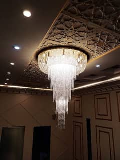 Fanoos crystal chandelier k9 jhummar hanging lights lamps lobby