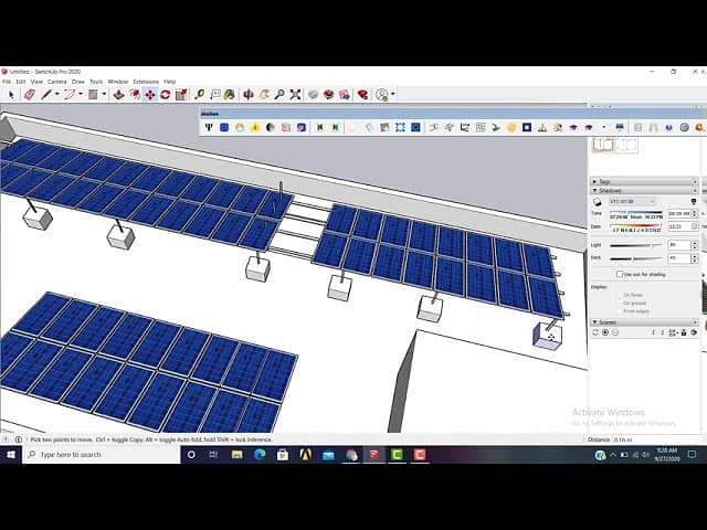 Solar Panels roof top design 2