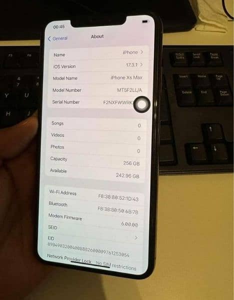 iPhone XS Max | 256gb | PTA Approved | Gold | BH 81% 3