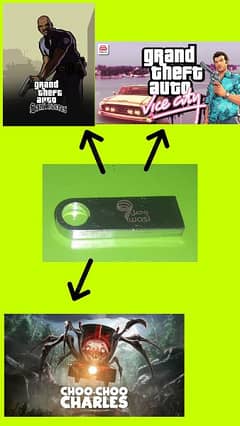 Usb with three games| 14 gb storage with free gift 0