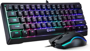 Hiwings RGB Wired RGB Keyboard with Computer Mouse & Mousepad