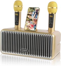 Bluetooth Speaker with 2 Wireless Microphone,Party Speakers
