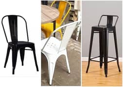 Dining Chair, Restaurant Cafe Furniture, Metal Dining Chairs