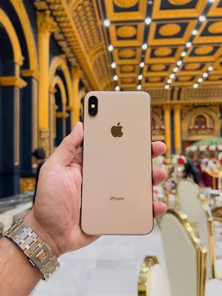 iphone xs max 256gb dual physical sims pta 85% health waterpack all ok 0