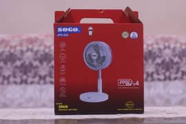 SOGO, Rechargeable Fan, 8 Inch, 4 Batteries, JPN-524