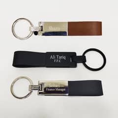 Customised Leather key chain 0