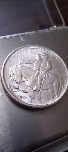 USA 1925 STONE MOUNTAIN SILVER COIN, OLD COIN, RARE COIN, UNC COIN 0
