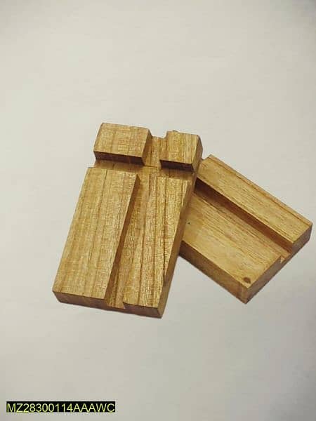Wooden Cell Phone Stand Pack of Two 2