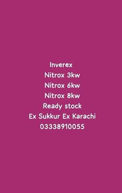 Inverex Nitrox Series Stock Available at Amazing price