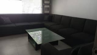 L shape 11 seater Sofa set with 4 tables