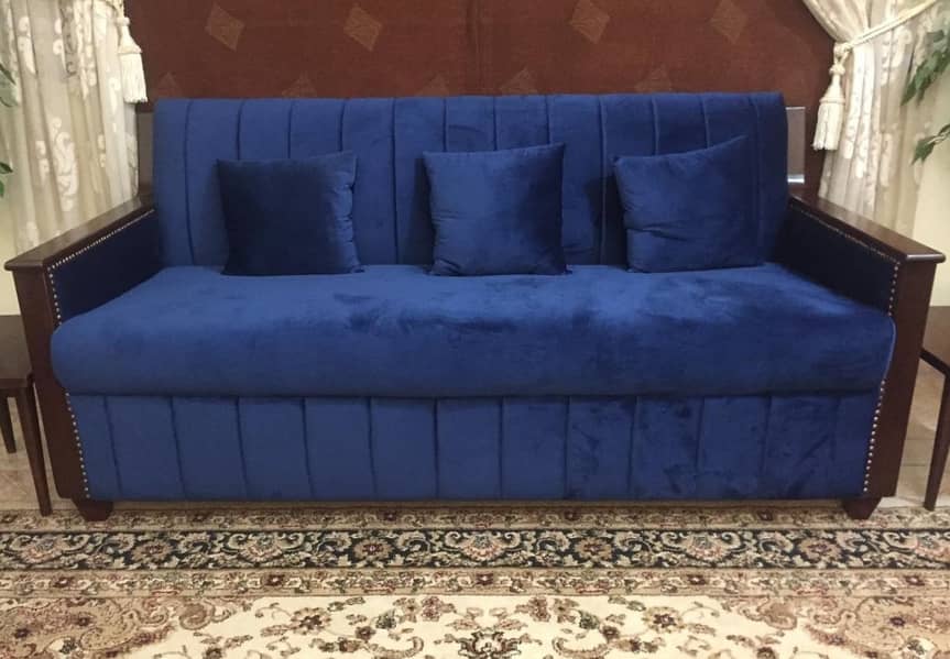 Five Seater Sofa Chesterfield Bench and Bed with Pillows 03008200292 3