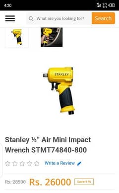 Staley Mini impact Wrench Made in Taiwan Brand New