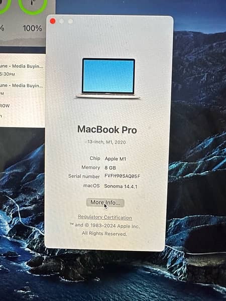 Apple MacBook Pro M1 - 8GB + 512GB 4