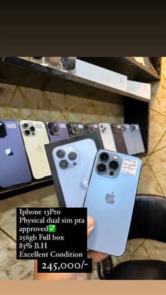 Iphone 13Pro 256gb Full Box Pta approved
