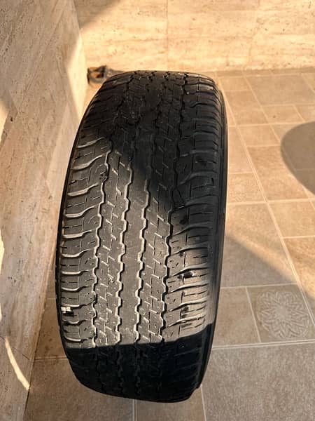 Dunlop grandtrek tyre 18” 265 60 R18 3