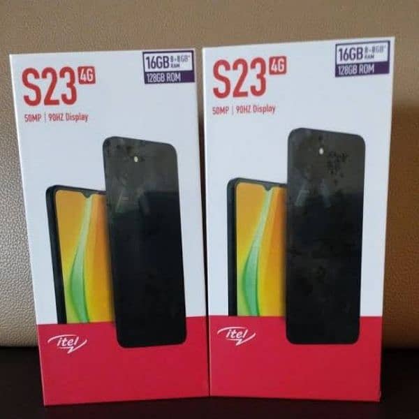 ITEL S23 16GB 128GB NEW BOX PACK ONE YEAR WARRENTY OFFICIAL PTA 2