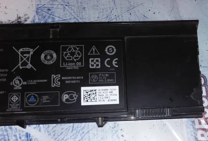 Dell Laptop Keyboard and Battery. (SPECIALLY FOR LATITUDE XT3 SERIES). 6