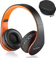 Wireless and Wired Mode Over Ear Stereo Headphones