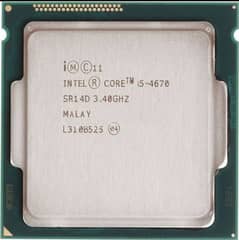 Intel i5 4670 processor 0