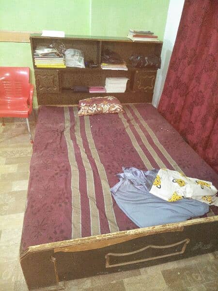 double bed used 3