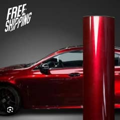 car wrap red gloss 0