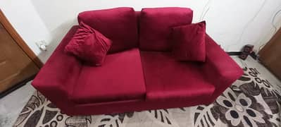king size 2 seater velvet sofa