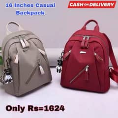 16 Inches Casual Backpack