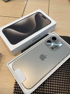 iPhone 15 Pro Natural Titanium 128Gb Jv Just Box Open for sale 0