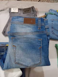 Imported Used jeans, Export leftover jeans, Cotton jeans pants.