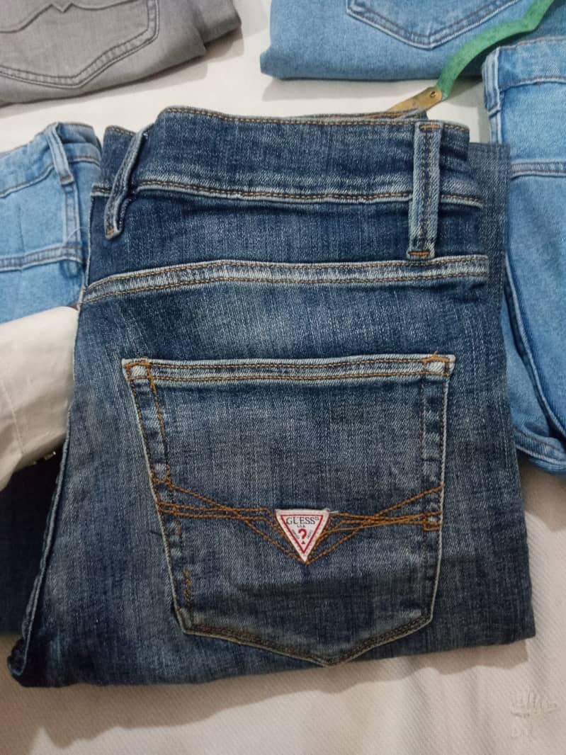 Imported Used jeans, Export leftover jeans, Cotton jeans pants. 9