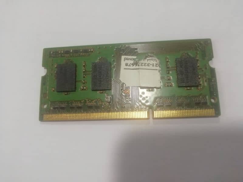 Laptop samsung ram 2GB DDR3 PC3 1