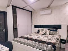 Fully Furnished Luxury First Entry 1 Bed Apartment Available On Rent In Quaid Block Bahria Town Lahore