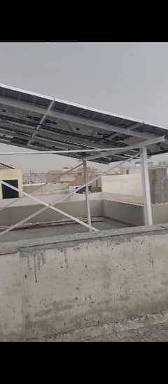 Elevated solar structure customized Guarder Work 12rs watt 0