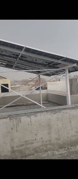 Elevated solar structure customized Guarder Work 12rs watt 0