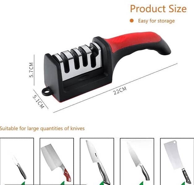 Professional knife sharpener - Non- Slip base -Fast sharpening 4