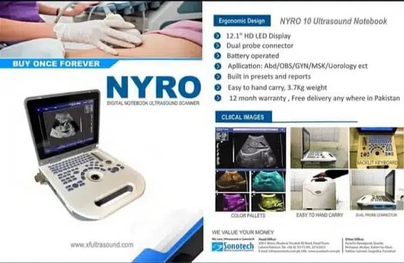 Novadex Nyro10 notebook human/vet ultrasound machines best prices 0