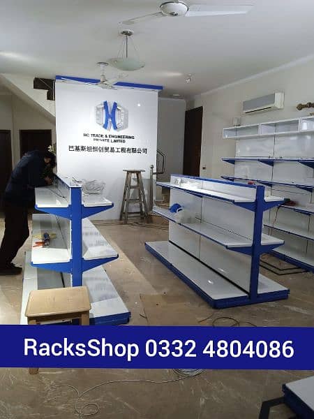 Store Rack/ wall rack/ Gondola Rack/ cash counter/ Trolleys/ baskets 2