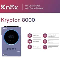 Knox krypton 8000 6kw brand new hybrid inverter