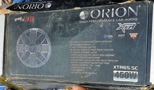 ORION CAR SPEAKERS  XTR65. SC MODLE 0