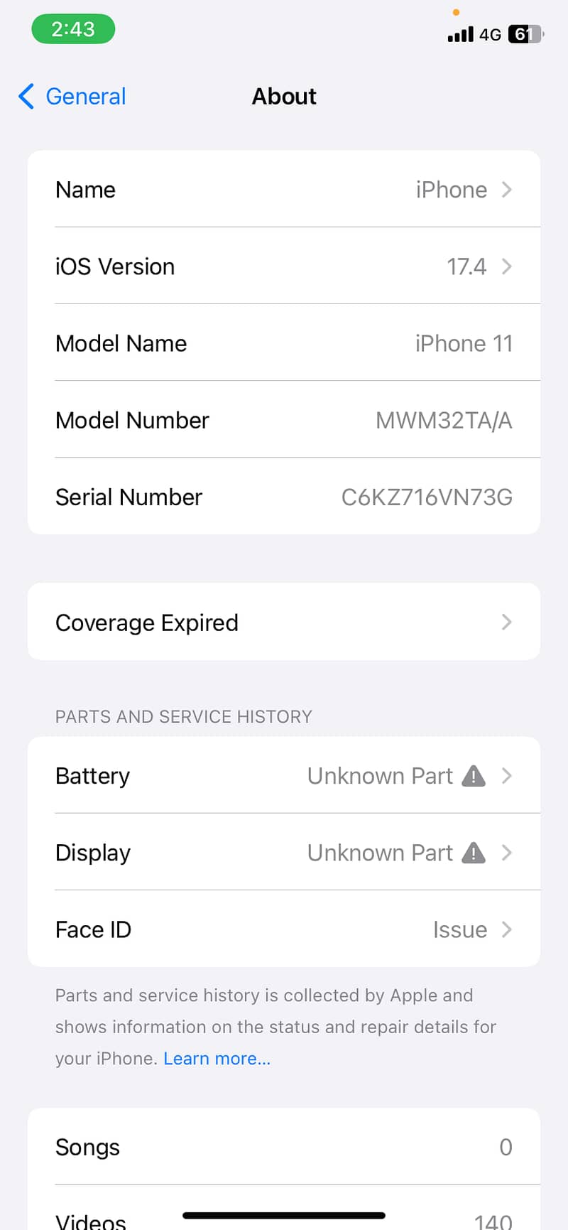 iPhone 11 dual PtA Aproved 128GB 7