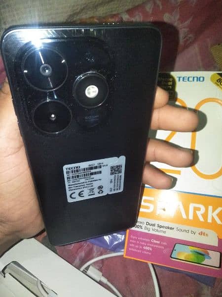 Tecno spark 20c like new mobile only one month used warranty 10 month 2
