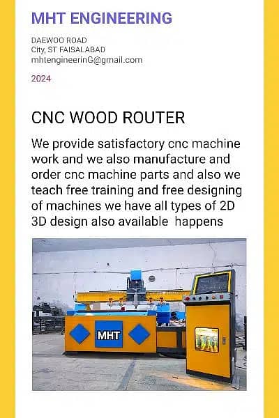Cnc wood Router & 4Axis machine 1
