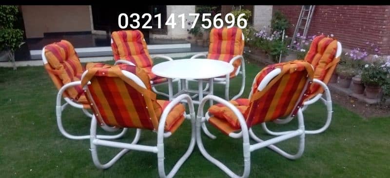 OUTDOOR GARDEN UPVC FURNITURE RATTAN FURNITURE CHAIR TABLE UMBRELLA 0