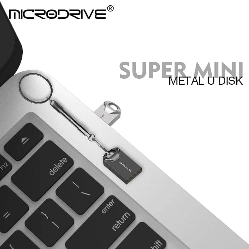 Mini Metal USB Flash Drive 16 GB USB 3.0 with Key Chain Pendrive 4