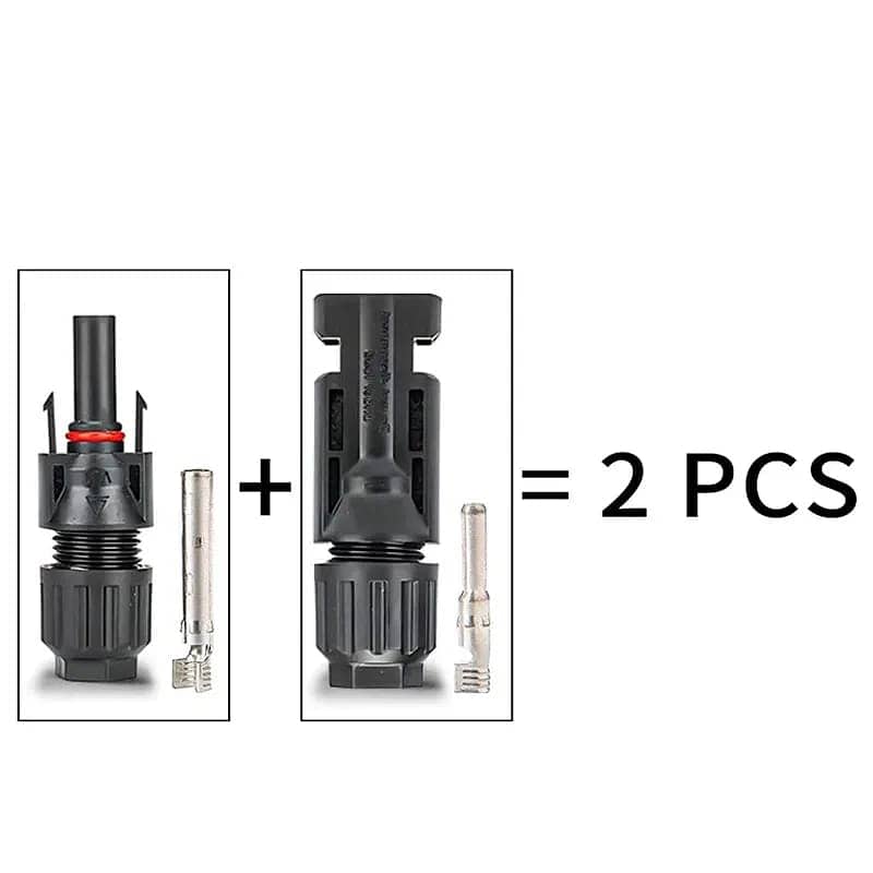 (5 Pairs Packs) Solar Connectors MC4 Male/Female IP67 Solar Connectors 1