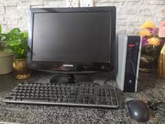 HP micro computer core 2 duo with Samsung 19" LCD dell gaming pc