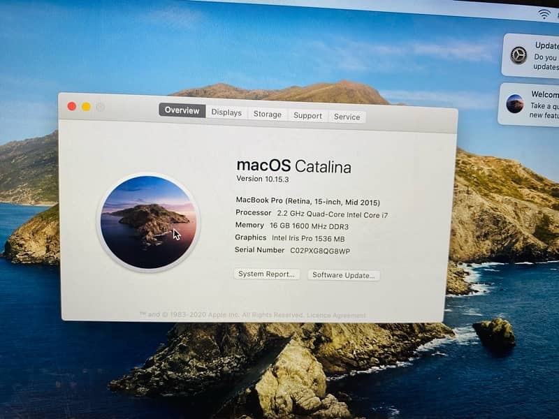 MacBook Pro 15” 2015 Retina i7/16/256 6
