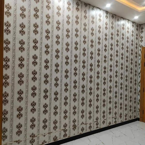 Wall paper Pvc Paneling ceilings wooden flooring grass carpet blinds 11